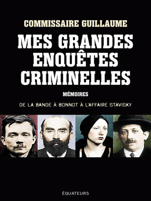 cover image of Mes grandes enquêtes criminelles